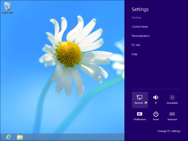 Windows 8 Network Pane