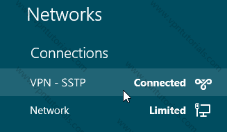 VPN PPTP Connected